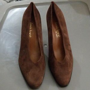 NEW Daniele Birardi Umberto Mari Suede Pumps Sz10M